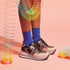 Sneakers nere e rosa da donna con maxi-suola Lora Ferres, Donna, SKU w014000758, Immagine 0